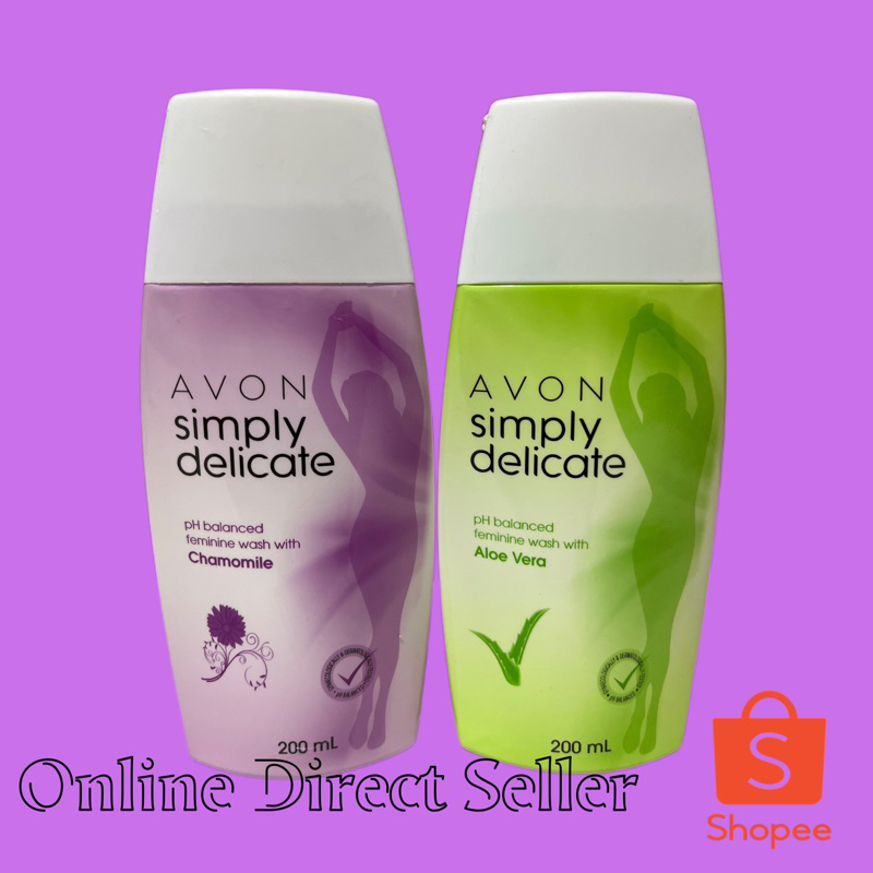 AVON Simply Delicate phBalanced Feminine Wash 200ml (Authentic