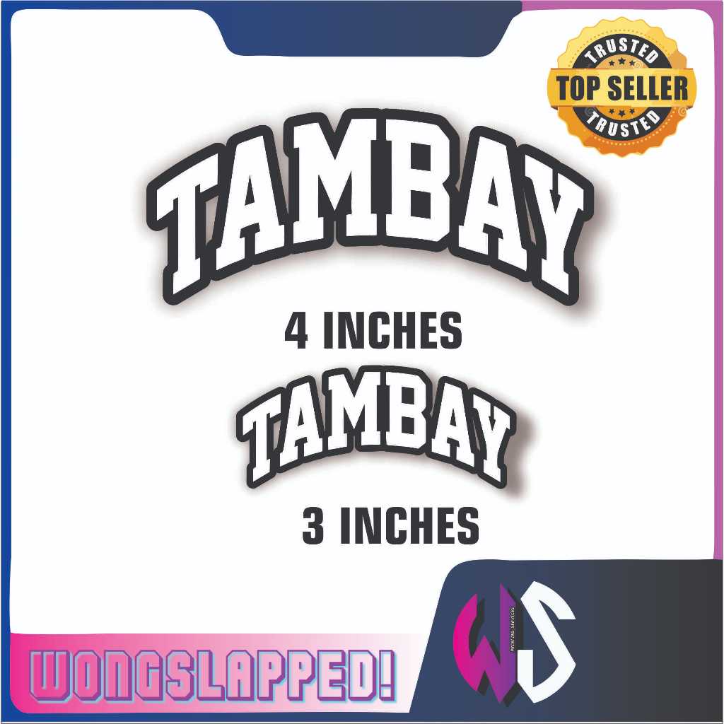TAMBAY STICKERS VINYL LAMINATED GLOSSY PIO BALBUENA STICKERS | Shopee ...