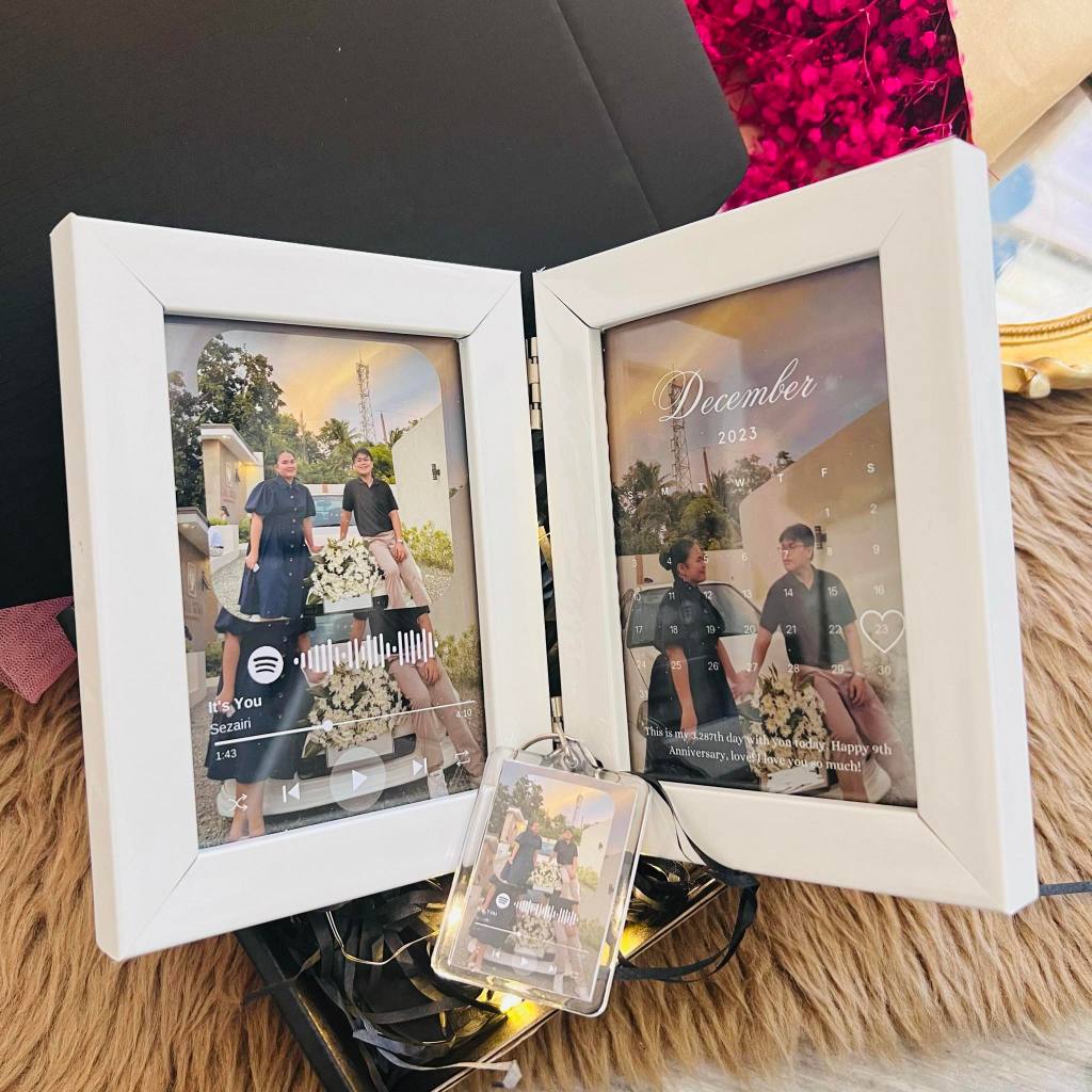 Braided Personality Picture Frame with LED light and Box Free ...