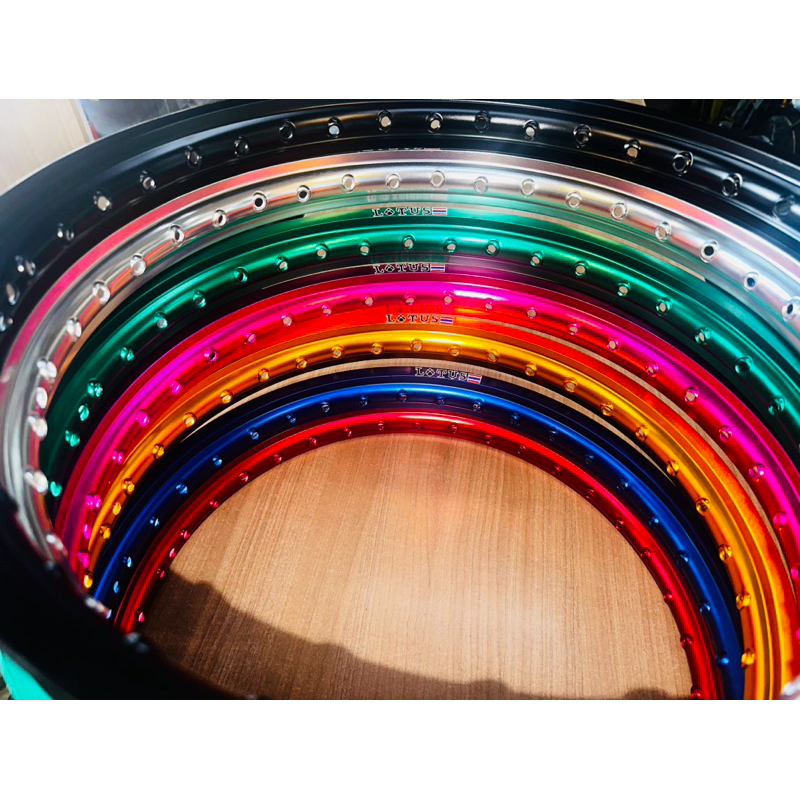 Lotus Motorcycle Rim Alloy 1.40 1.40x17 Blue Red Black Green Pink (Made ...