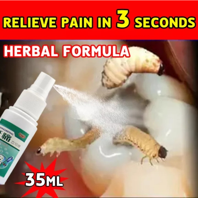Toothache Oral Spray Reliever Toothache Tooth Decay Inflammation Gum ...