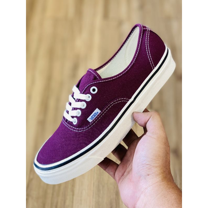Vans authentic anaheim on sale burgundy