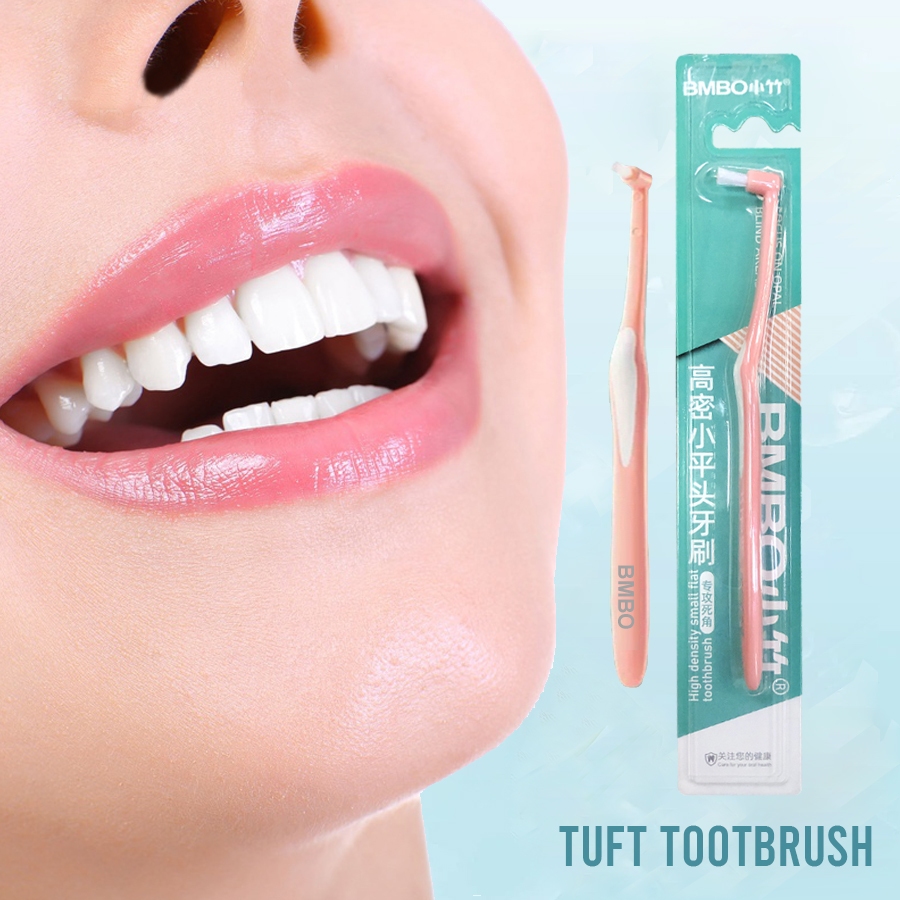 High quality flat head tooth fine bristles orthodontics brush for ...
