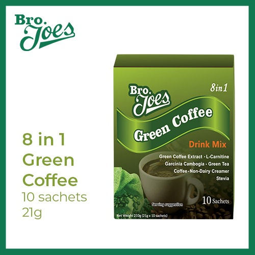 Bro Joe's Green Coffee 10 Sachets/box Shopee Philippines