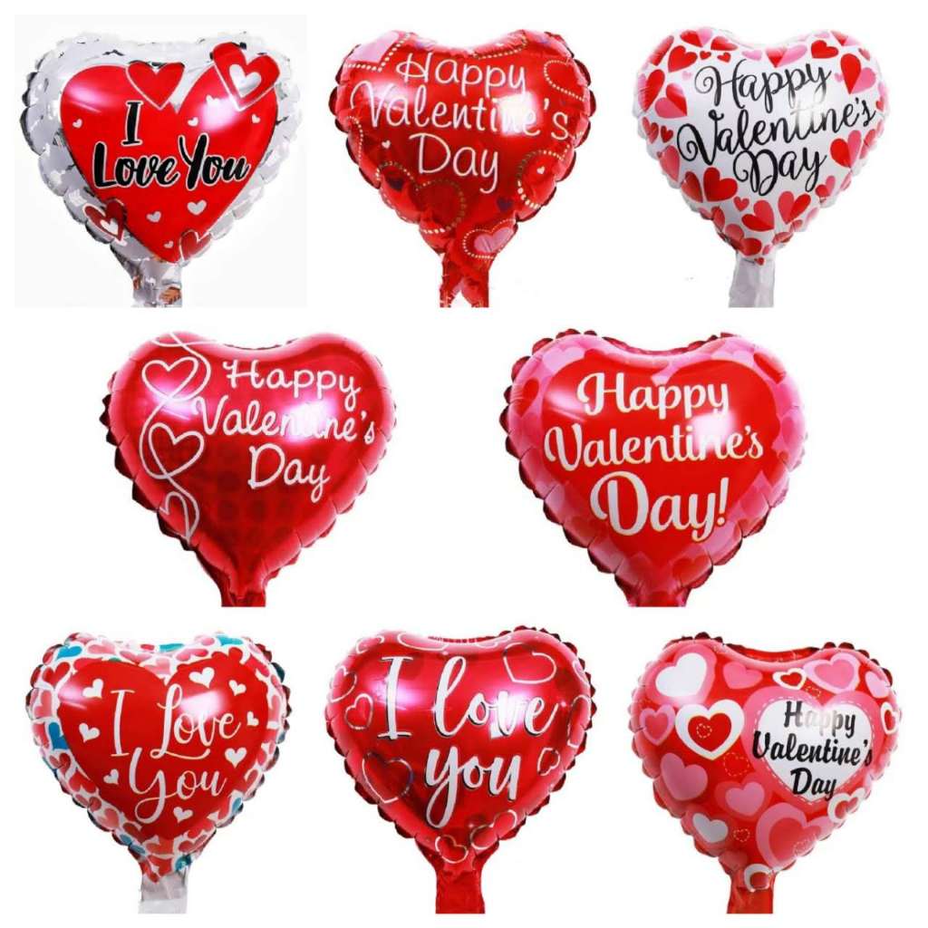 10 inches Red heart happy Valentine's day Wedding love theme party ...