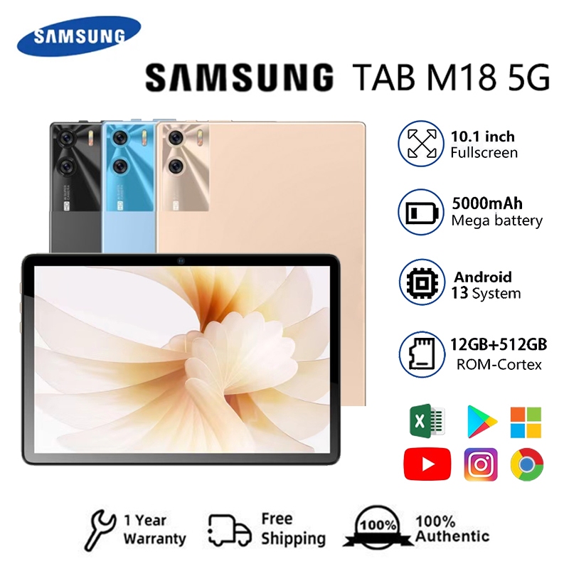Original 5G Gaming Tablet 12+512GB Android 13 Tablet 6000mAh Tablet ...