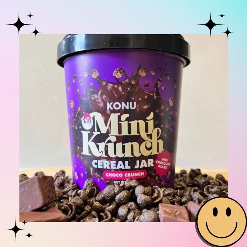 KONU Mini KRUNCH Cereal Jar Chocolate Shopee Philippines