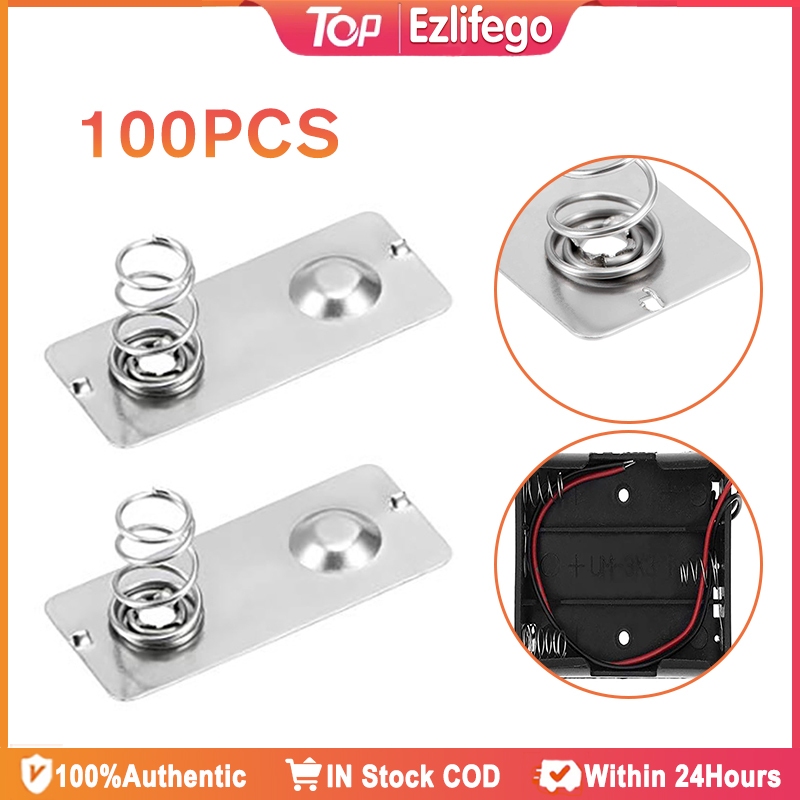 100Pcs Battery Spring Contact Plate 20mm x 9mm | Shopee Philippines