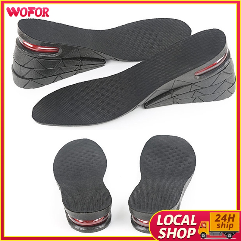 Universal Shock Absorbing Insoles 3-7.5CM Insert Booster Insole ...