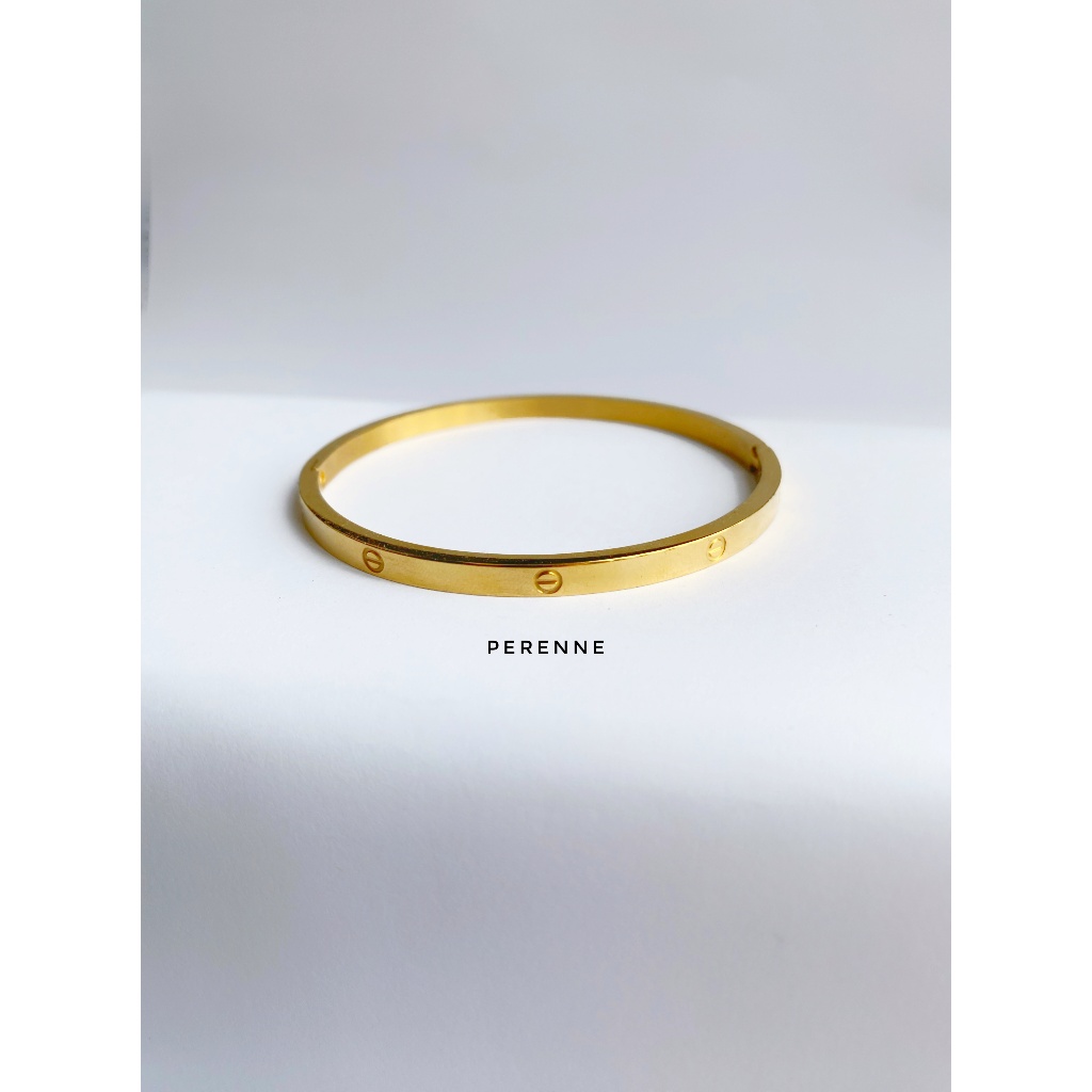 PERENNE | Cartier Inspired Thin Bangle | Shopee Philippines