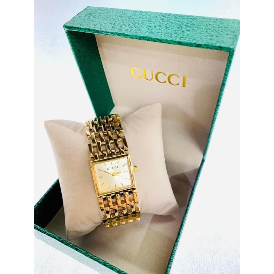 GC ANALOG SQUARE FACE BANGLE TYPE WATCH | Shopee Philippines