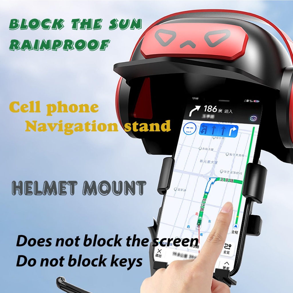 Motorcycle electric car takeout rider helmet sunshade and