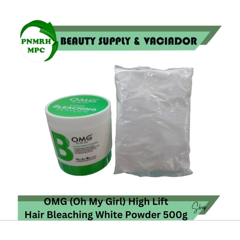 OMG (Oh My Girl) High Lift Hair Bleaching White Powder 500g | Shopee ...