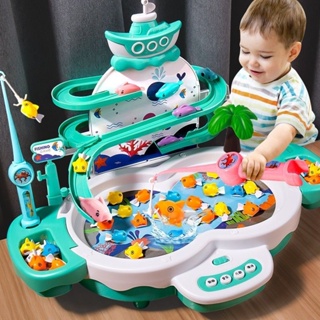 3 In 1 Electric Larger Size Kids Fishing Game Toy Electric Music