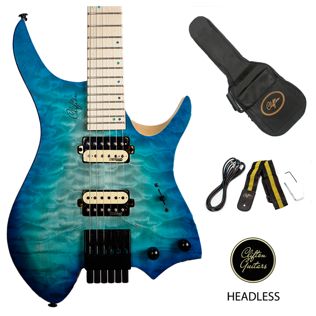 Clifton Headless electric guitar ASH body Shopee Philippines