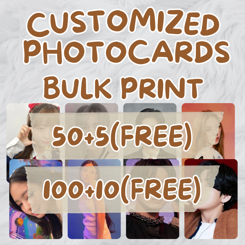 [BULK] Customized Photocards (KPOP/NONKPOP) CHECK PHOTOS FOR REVIEWS