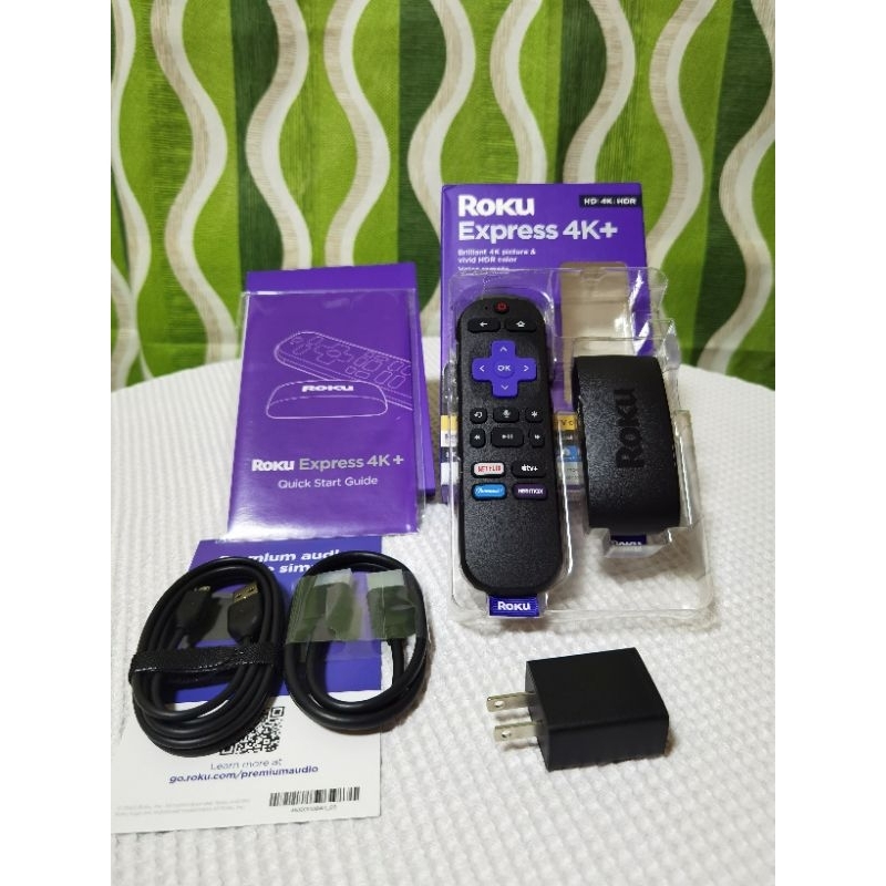 Roku Express 4K+ TV Streaming Player Streaming Device 4K HDR Dolby ...