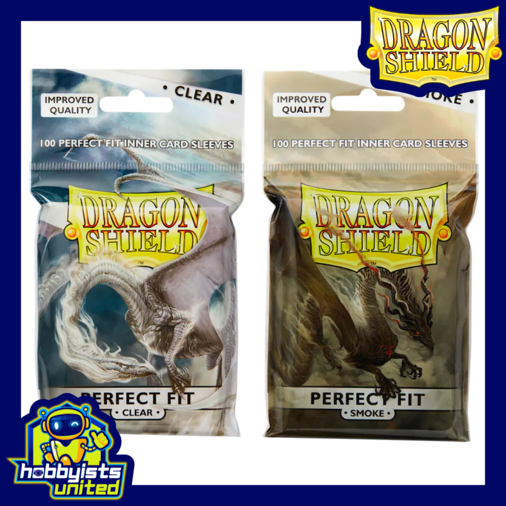 Dragon Shield Bundle: 5 Packs Of Smoke Perfect Fit Standard Size