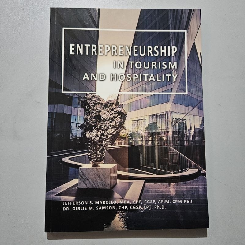 Entrepreneurship in Tourism and Hospitality By: Marcelo | Shopee ...