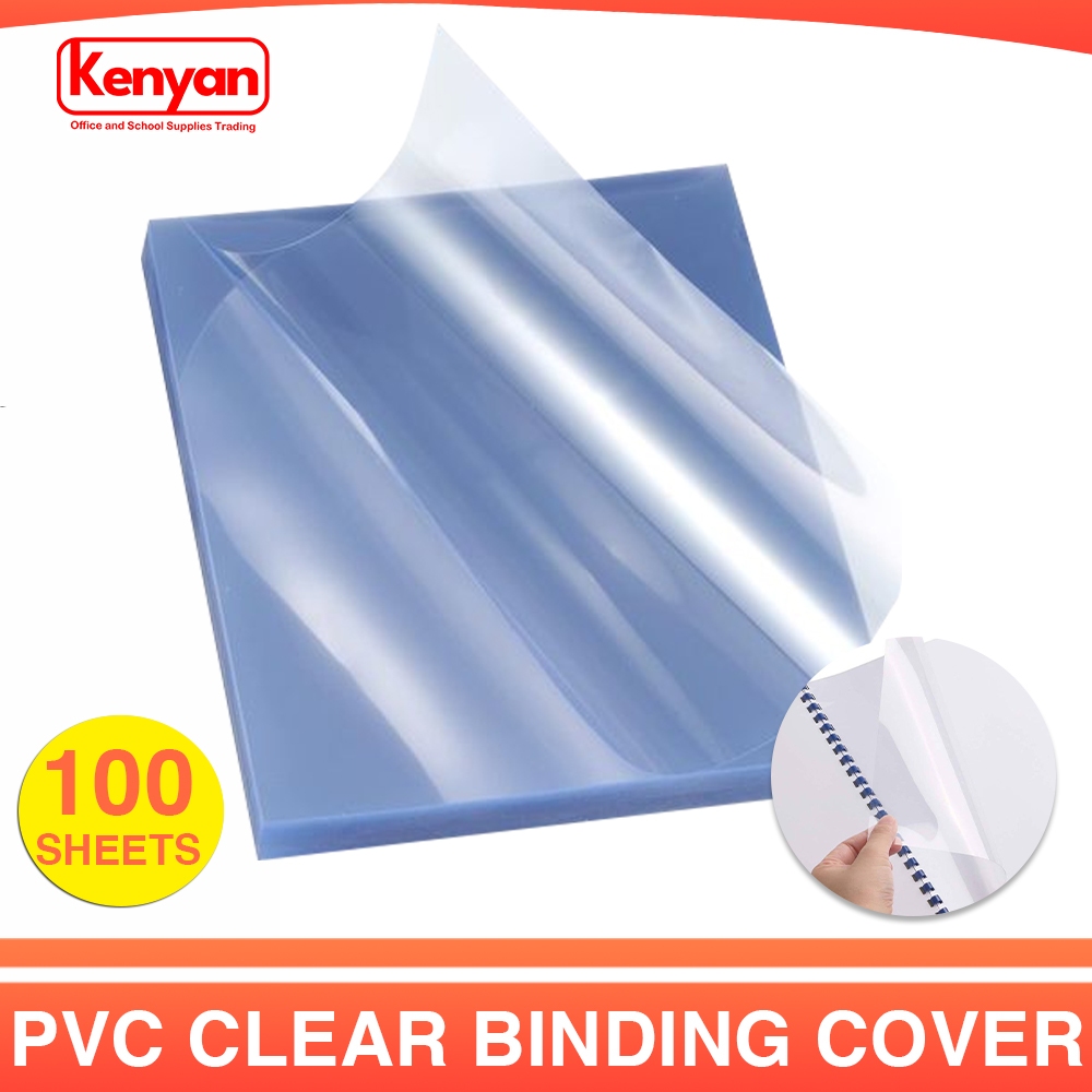 10PCS Clear Presentation Files Paper Cover Transparent Binding PVC