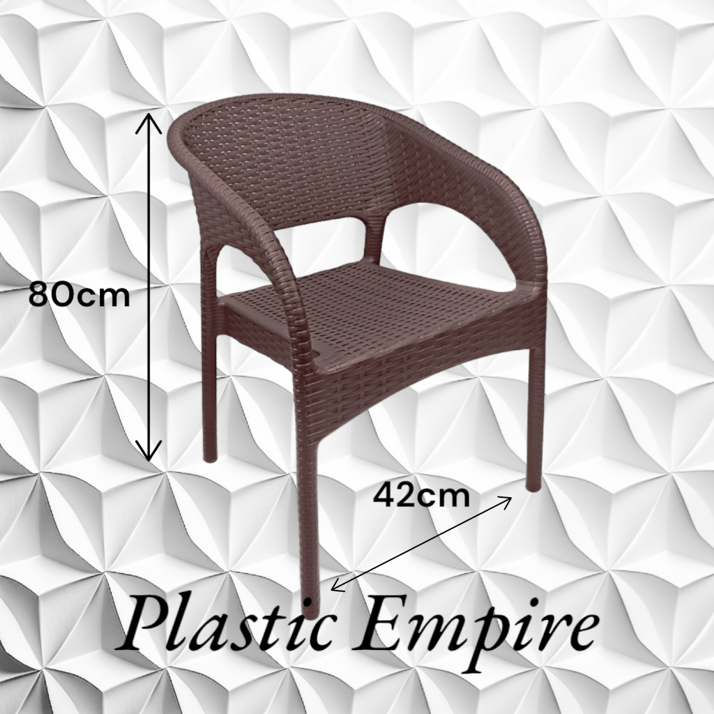 Jolly plastic online rattan chair