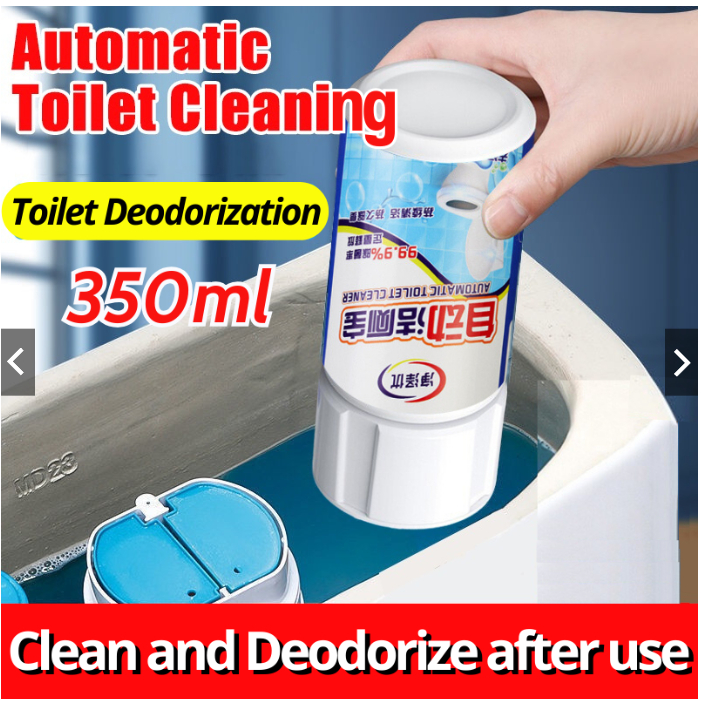 Automatic Toilet Bowl Cleaner 350ml Auto Releasing Dirt Remova 10 Years ...