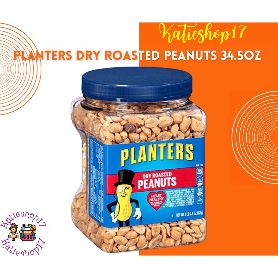 Planters Dry Roasted Peanuts 34.5oz / Planters Chipotle Peanuts 170g