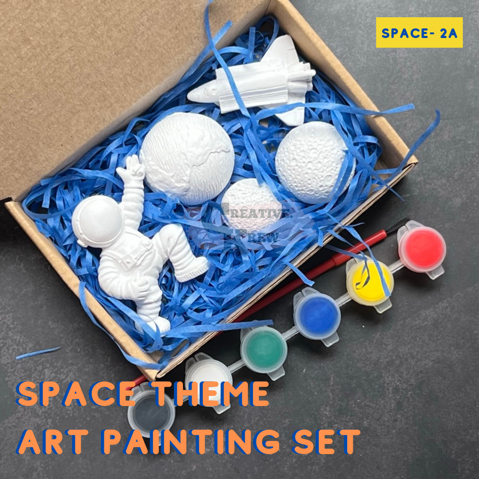 SPACE ART SET 2 PLASTER PAINTING KIT AND PARTY GIVEAWAYS GIFTS Kids Art ...