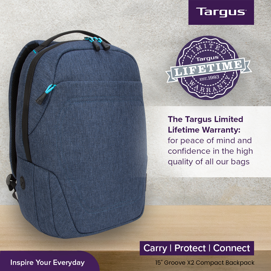 Targus TSB95201GL Groove X2 Compact Backpack Navy Shopee Philippines