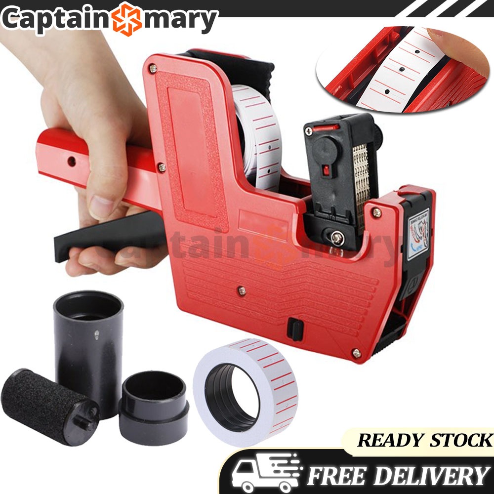 Digits Price Tag Gun MX-5500 8 Label Maker Pricing Gun Numerical Tag ...