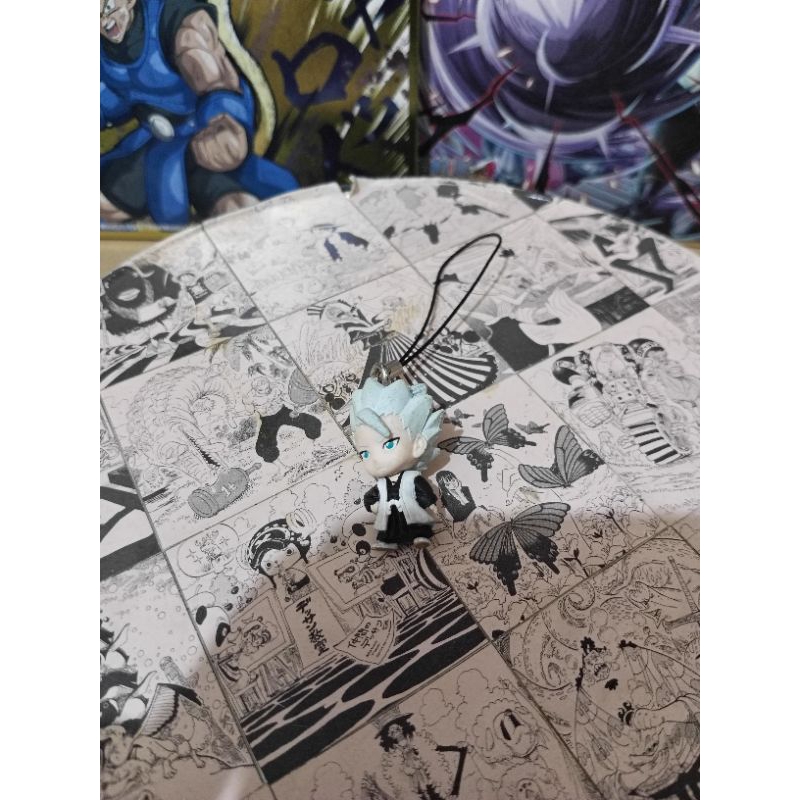 Authentic Toshiro Hitsugaya of Bleach Keychain Strap Figure Shopee