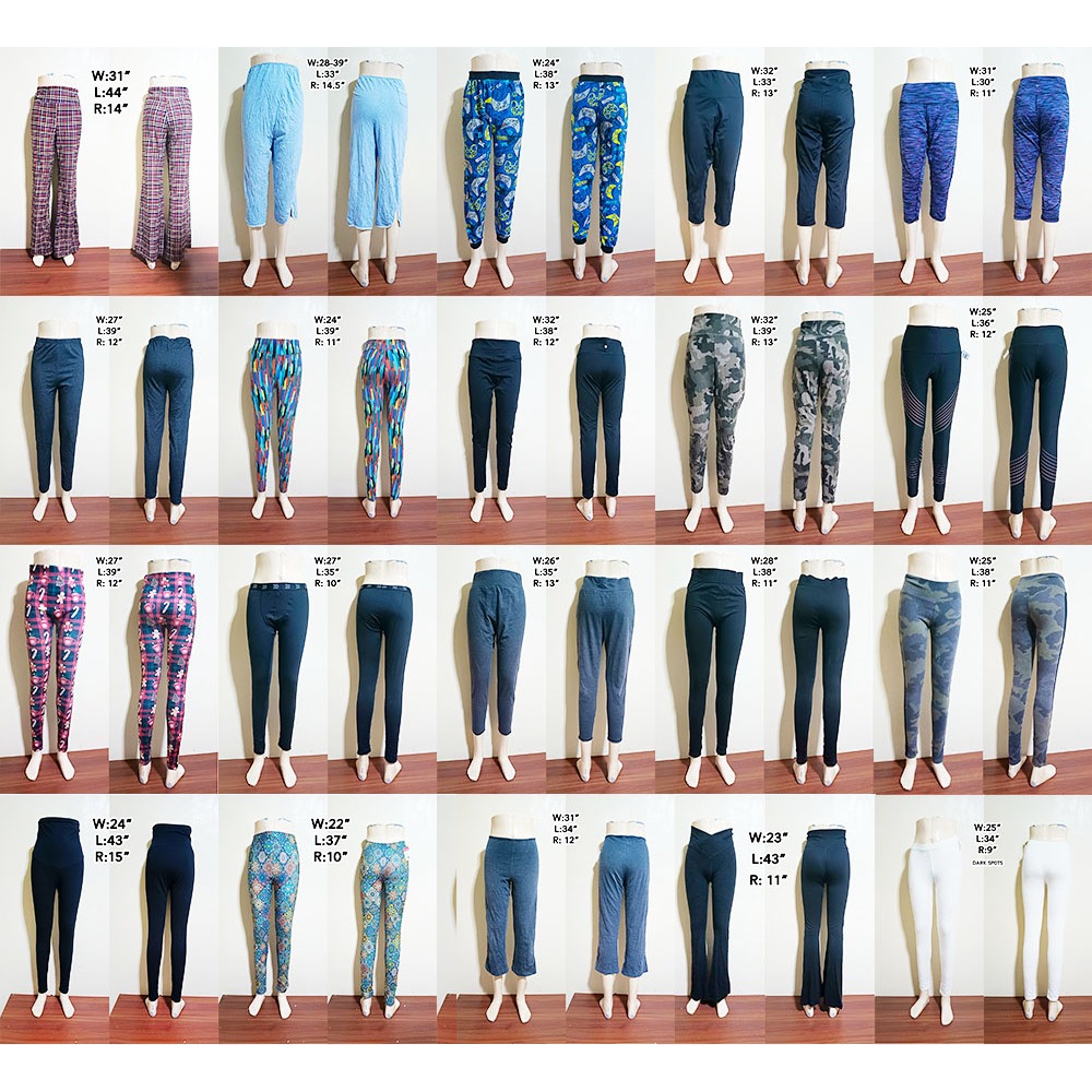 CLEARANCE Preloved US Brand Leggings Yoga Tight Pants ( Stretchable,  Pambahay, Daily Wear )