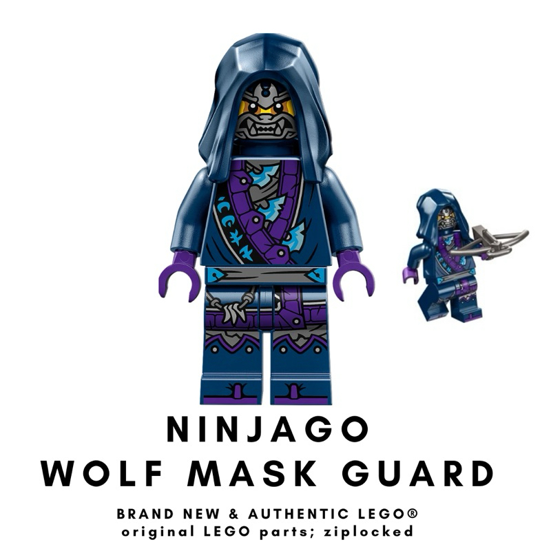 2024 Lego Ninjago Wolf Mask Guard Minifigure Dragons Rising Season 2 Shopee Philippines