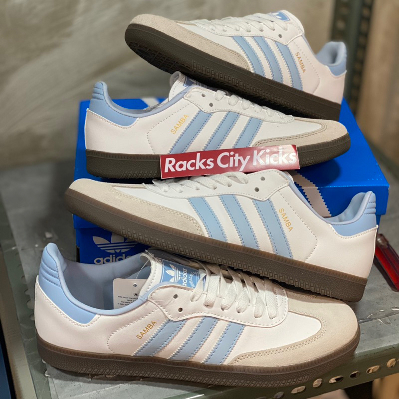 Samba OG White Halo Blue by Racks City Kicks Shopee Philippines