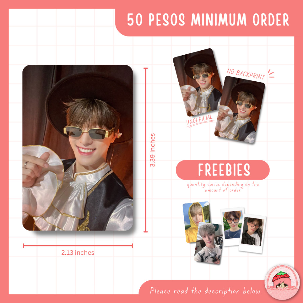 SEVENTEEN SVT BSS PI CHEOLIN DINO PC PHOTOCARD UNOFFICIAL FANMADE PRINT ...