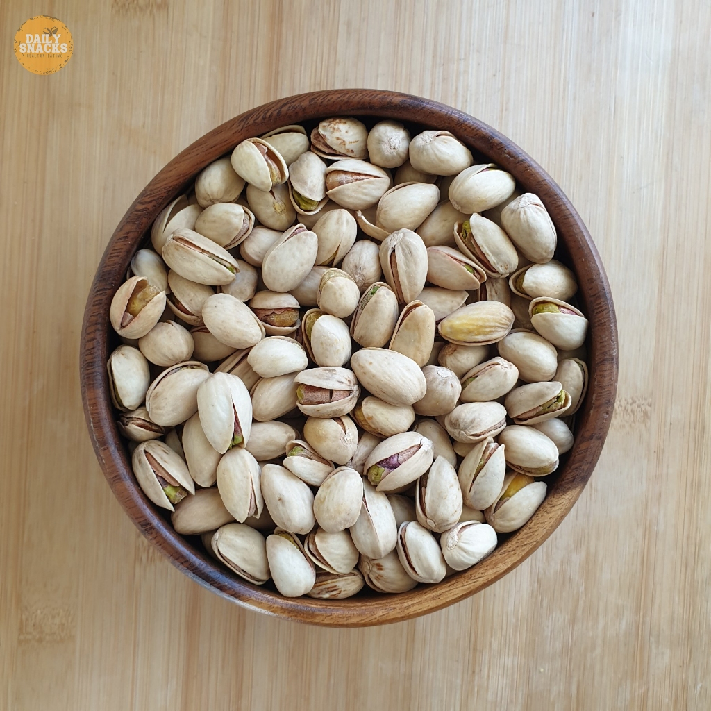 Daily Snacks Roasted & Salted Pistachios in Shell (USA) - 100g & 250g ...