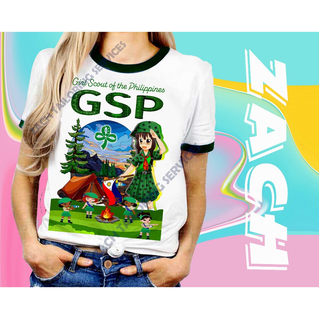 GSP -GIRLS SCOUT OF THE PHILIPPINES FUN SHIRT Shopee Philippines