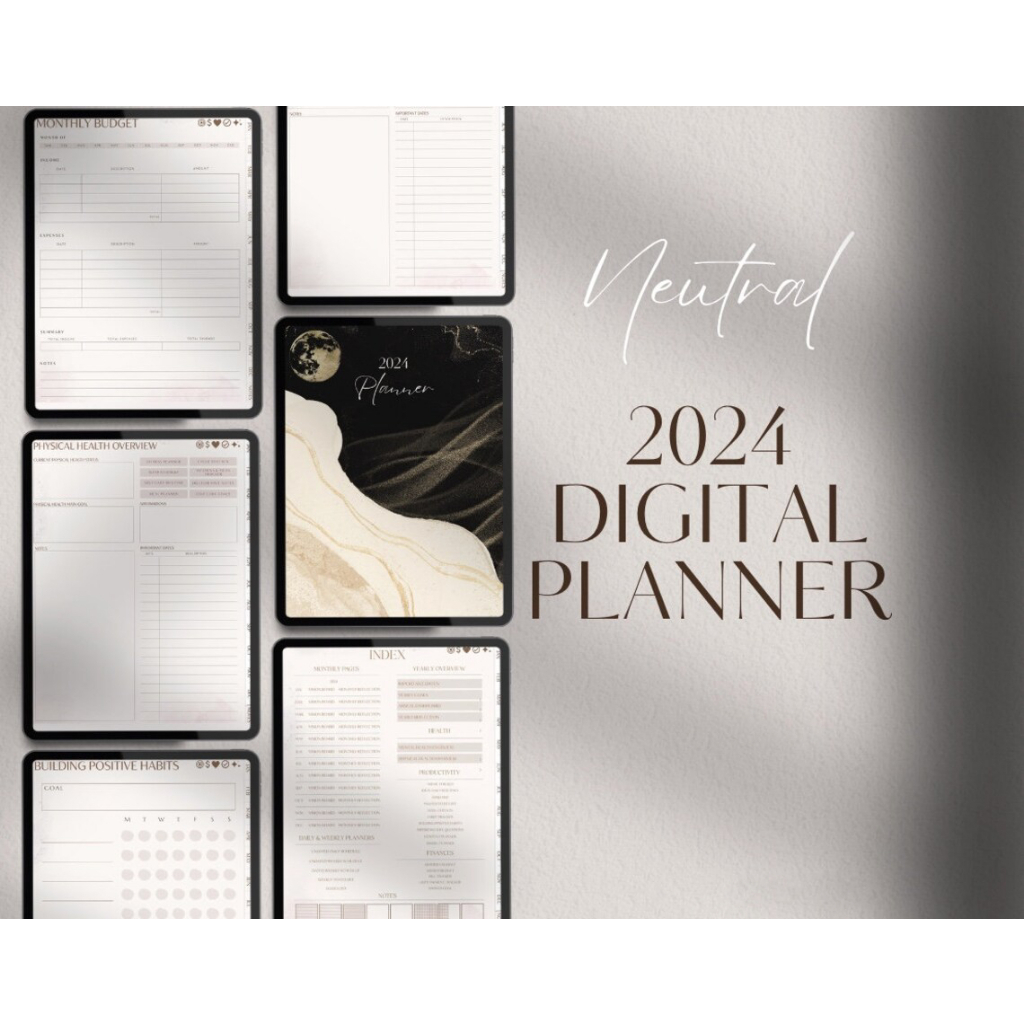 2024 Digital Planner, Digital Planner for iPad & Android, GoodNotes ...