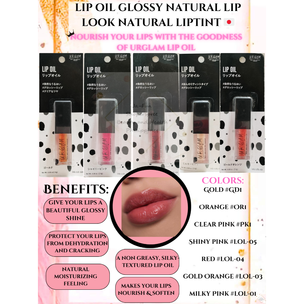 JAPAN LIP OIL GLOSSY NATURAL LIP LOOK NATURAL LIPTINT ( JAPAN SEXY AND ...