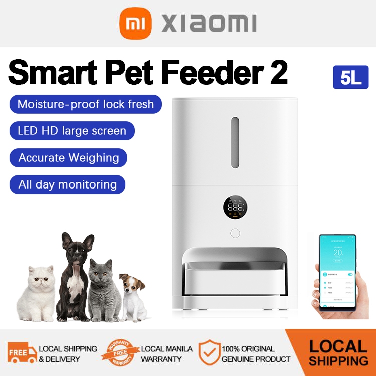 Xiaomi Mijia Smart Pet Feeder APP WiFi Food Dispenser Automatic Feeding ...