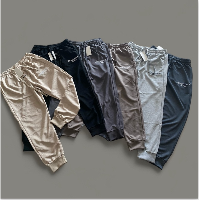 Highquality Waffle Jogger Pants Unisex Shopee Philippines 9047