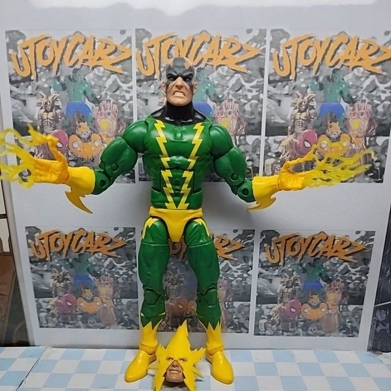 Marvel legends Retro Elektro Hasbro w/ MCu Extra Head (No Box) | Shopee ...