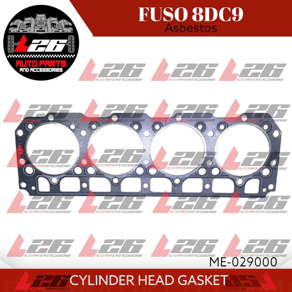 Mitsubishi Fuso 8DC9 Cylinder Head Gasket ME-029000 Asbestos | Shopee ...