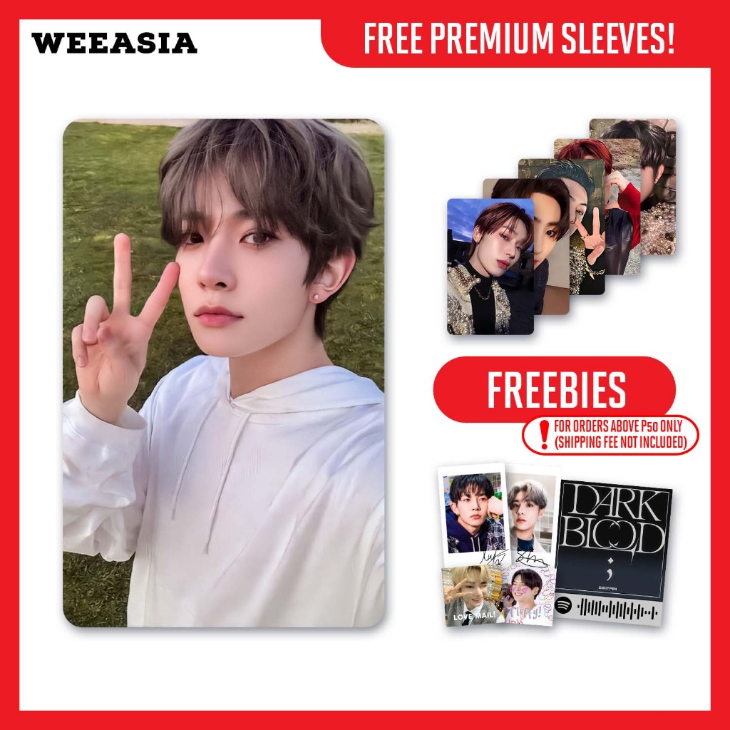 ENHA DARK BLOOD BITE ME WEVERSE VERSION LOMO CARDS PHOTOCARDS PC HD ...