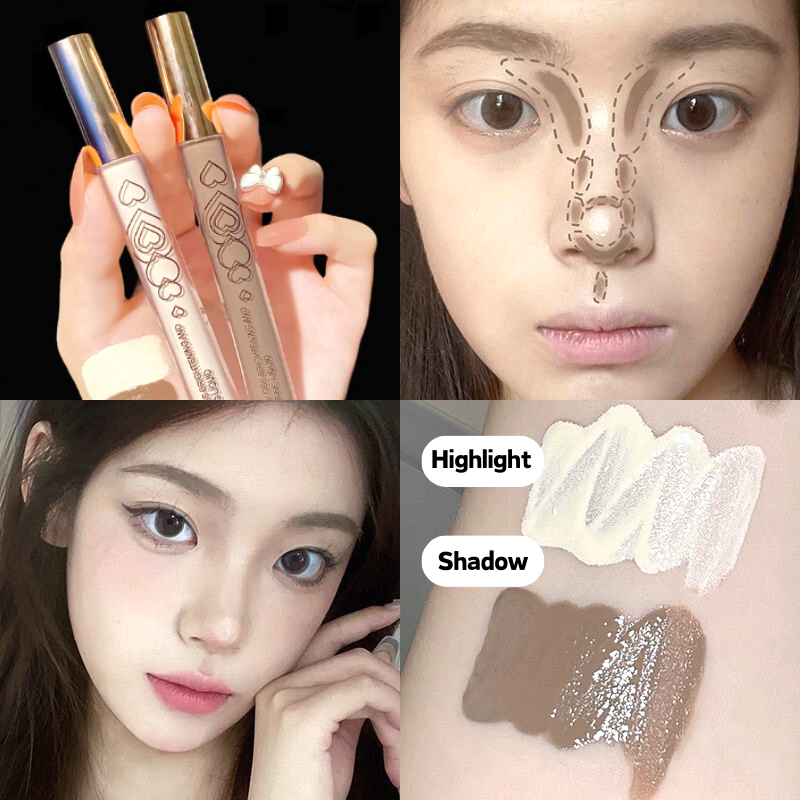 Highlighter Concealer Stick Contour Pen Glitter Liquid Foundation Long