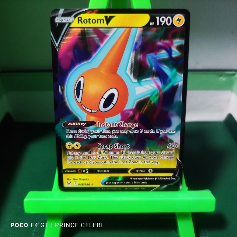 Pokemon TCG - Rotom V | Shopee Philippines