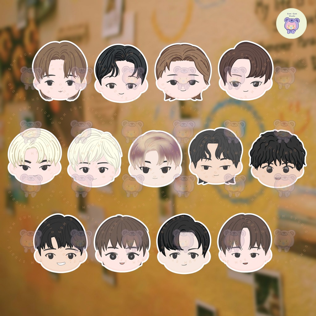 Seventeen OT13 CHIBI HEAD STICKER SET - DARLING | Shopee Philippines