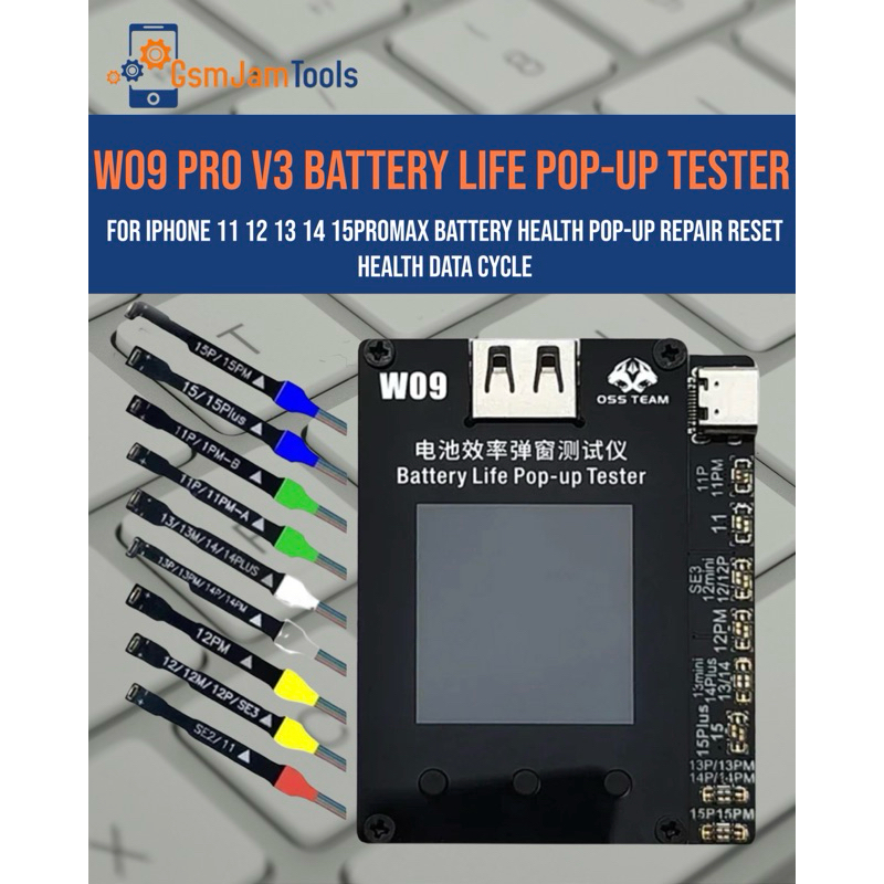 OSS W09 Pro Battery Life Pop-up Tester | Shopee Philippines