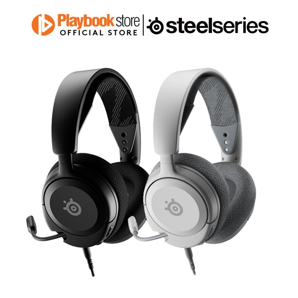 SteelSeries Arctis Nova 1 Black/White Ultra Lightweight Wired Gaming ...