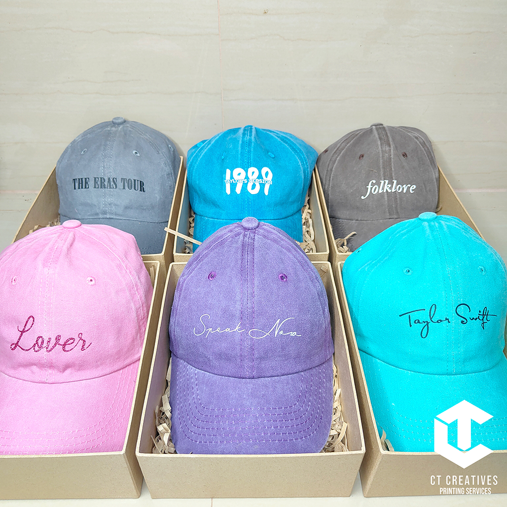 Swifties Taylor Swift Washed Cotton Style Baseball Cap Free Size ...